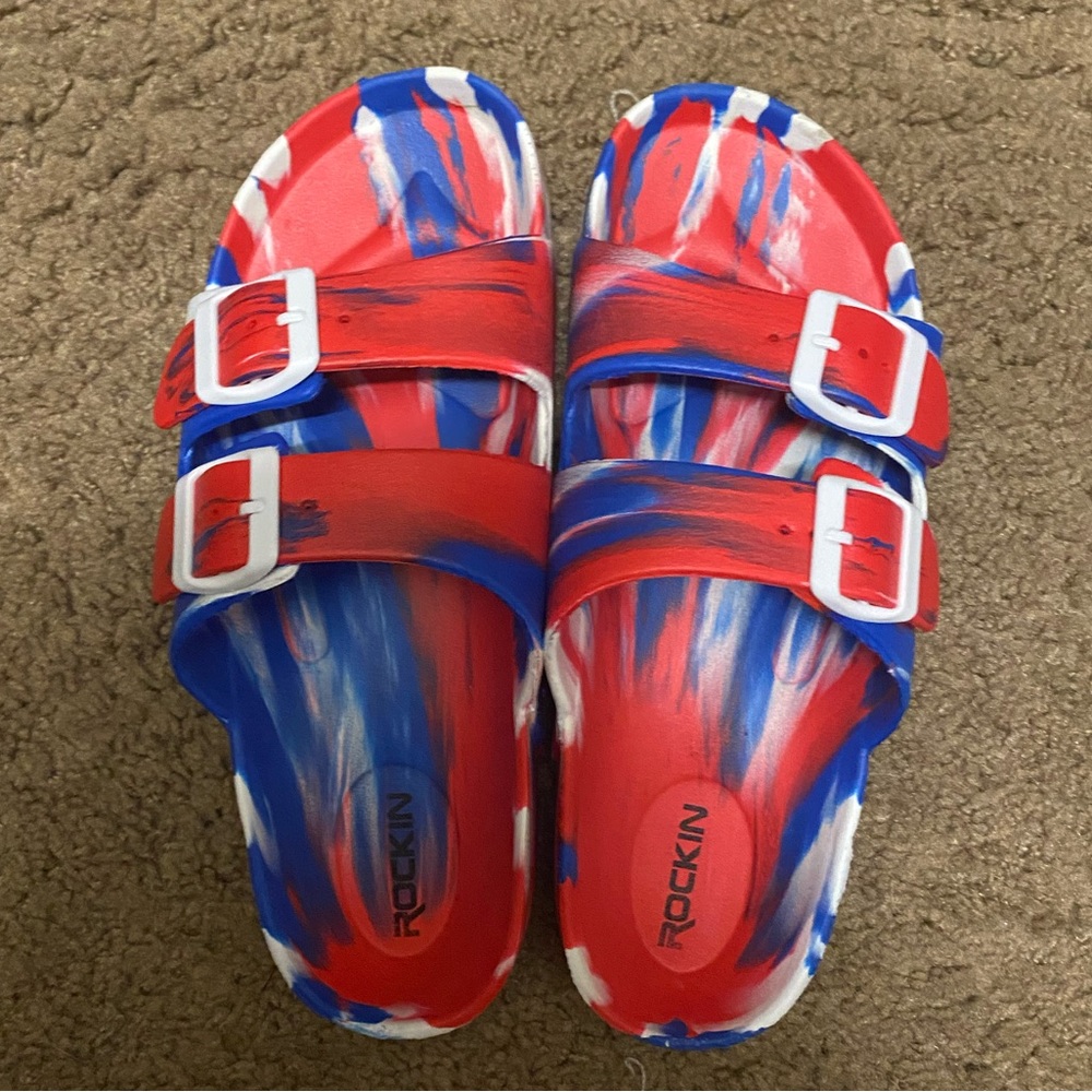 Rockin Tie-Dye Sandals. Size 37 (6.5)